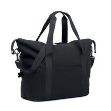 Bolsa de fin de semana reciclada Negro