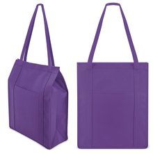 Bolsa Térmica Non Woven 115gr con Velcro Lila