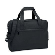 Bolsa de viaje con bolsillo y compartimento portátil Negro