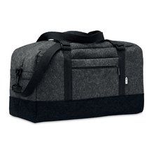 Bolsa Viaje Fieltro Bandolera Ajustable Gris Piedra