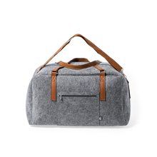 Bolsa Viaje Fieltro RPET con Bandolera Gris