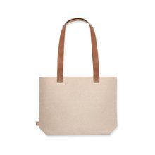 Bolso Fieltro RPET Elegante 6Kg con Asas Polipiel Natural