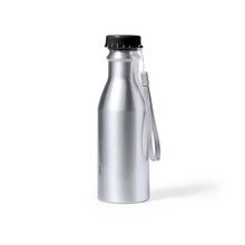 Botella Aluminio Mate con Cinta Plat