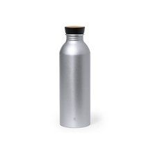 Botella Aluminio Reciclado 550ml Plateado