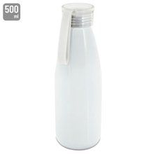 Botella Aluminio con Tirador 500ml Blanco