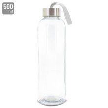 Botella de Cristal Transparente 500ml