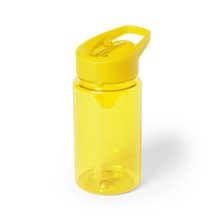 Botella deportiva personalizada infantil en tritán sin BPA (440 ml) Amarillo