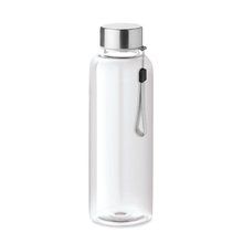 Botella personalizada de agua  con corre en tritán sin BPA 500ml Transparente