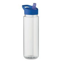 Botella RPET 650ml Boquilla Plegable Azul Royal