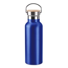 Botella térmica doble capa personalizada de acero inoxidable 500ml Azul