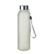 Botella Vidrio 500ml Sublimable Blanco Transparente