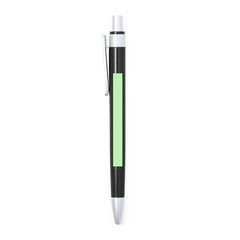 Bolígrafo en ABS monocolor con pulsador y clip plata | Area 1