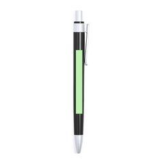 Bolígrafo en ABS monocolor con pulsador y clip plata | Area 2