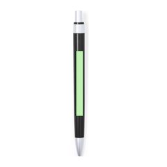 Bolígrafo en ABS monocolor con pulsador y clip plata | Area 3