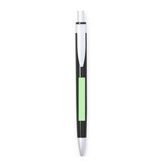 Bolígrafo en ABS monocolor con pulsador y clip plata | Area 4