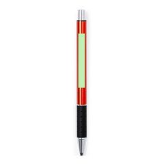 Bolígrafo de aluminio de colores con empuñadura negra antideslizante | Area 3