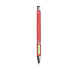 Bolígrafo en caña de trigo y ABS de colores con accesorios cromados | Area 7