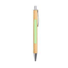 Bolígrafo ecológico de bambú con clip metálico | Area 2