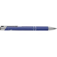 Bolígrafo Pulsador Aluminio Tinta Azul | CLIP LEFT HANDED