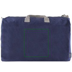 Bolsa algodón canvas reciclado Azul | Frontal | 200 x 280