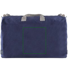 Bolsa algodón canvas reciclado Azul | Trasera | 200 x 280