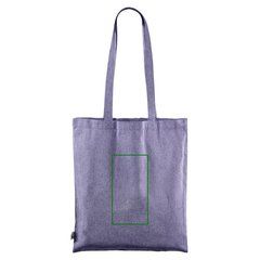 Bolsa de algodón Fairtrade reciclado | Trasera