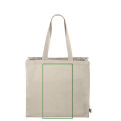 Bolsa con etiqueta Fairtrade | Frontal | 180 x 350