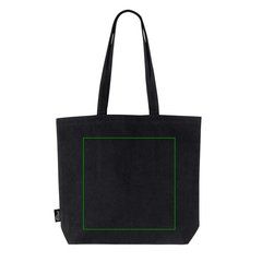 Bolsa de hombro de algodón reciclado | Trasera | 280 x 280