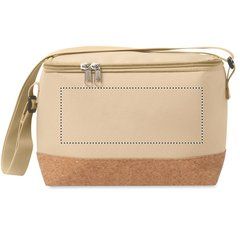 Bolsa nevera RPET y corcho | Frontal | 180 x 70