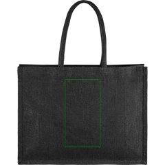 Bolsa Yute Negra 330 gr/m2 | Frontal | 120 x 230