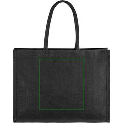 Bolsa Yute Negra 330 gr/m2 | Frontal | 200 x 230