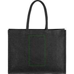 Bolsa Yute Negra 330 gr/m2 | Trasera | 120 x 230