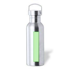 Botella 750ml Acero Inox con Asa | Centrado en el frontal | 20 x 120