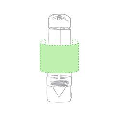 Botella de agua de plástico con exprimidor y pajita sin BPA 780ml | Alrededor del bidón