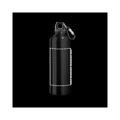 Botella Aluminio 750ml con Mosquetón | Cuerpo | 200 x 130