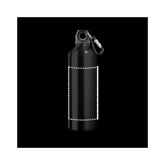 Botella Aluminio 750ml con Mosquetón | Cuerpo | 226 x 130