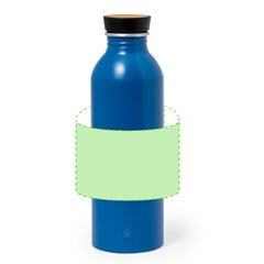 Botella Aluminio Reciclado 550ml | Alrededor del bidón | 100 x 100