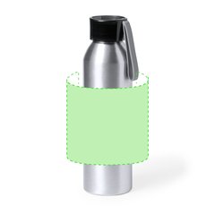 Botella Aluminio Reciclado 650ml | Alrededor del bidón | 180 x 100