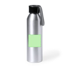 Botella Aluminio Reciclado 650ml | Centrado en el frontal | 50 x 50