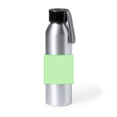 Botella Aluminio Reciclado 650ml | Centrado en el frontal | 70 x 70