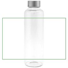 Botella Borosilicato 550ml Tapa Acero | Frontal