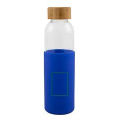 Botella Cristal 500ml Funda Silicona | Frontal