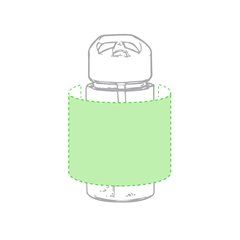 Botella deportiva personalizada infantil en tritán sin BPA (440 ml) | Alrededor del bidón