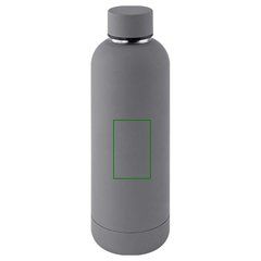 Botella Doble Pared Rubber 500ml | Frontal