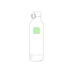 Botella Inox 750ml con Anilla de Transporte | En el frente | 30 x 30