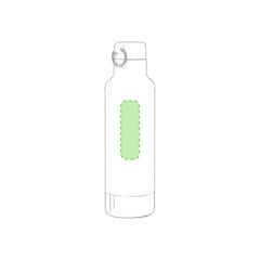 Botella Inox 750ml con Anilla de Transporte | En un lateral | 25 x 80