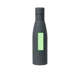 Botella Inox Tacto Goma 750ml | Centrado en el frontal | 25 x 80