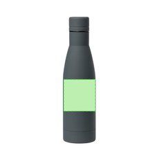 Botella Inox Tacto Goma 750ml | Centrado en el frontal | 70 x 70