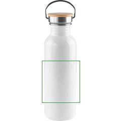 Botella Sublimación Acero INOX y Bambú 750ml | Frontal