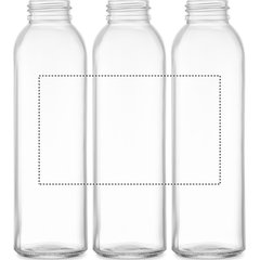 Botella Vidrio Reciclado 500ml con Funda | Circunferencia